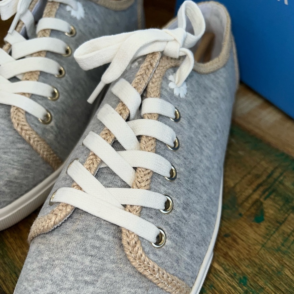 Jack Rogers Gray Jersey Lia Rope sneakers. Size 10. Brand new in box. - Picture 7 of 11